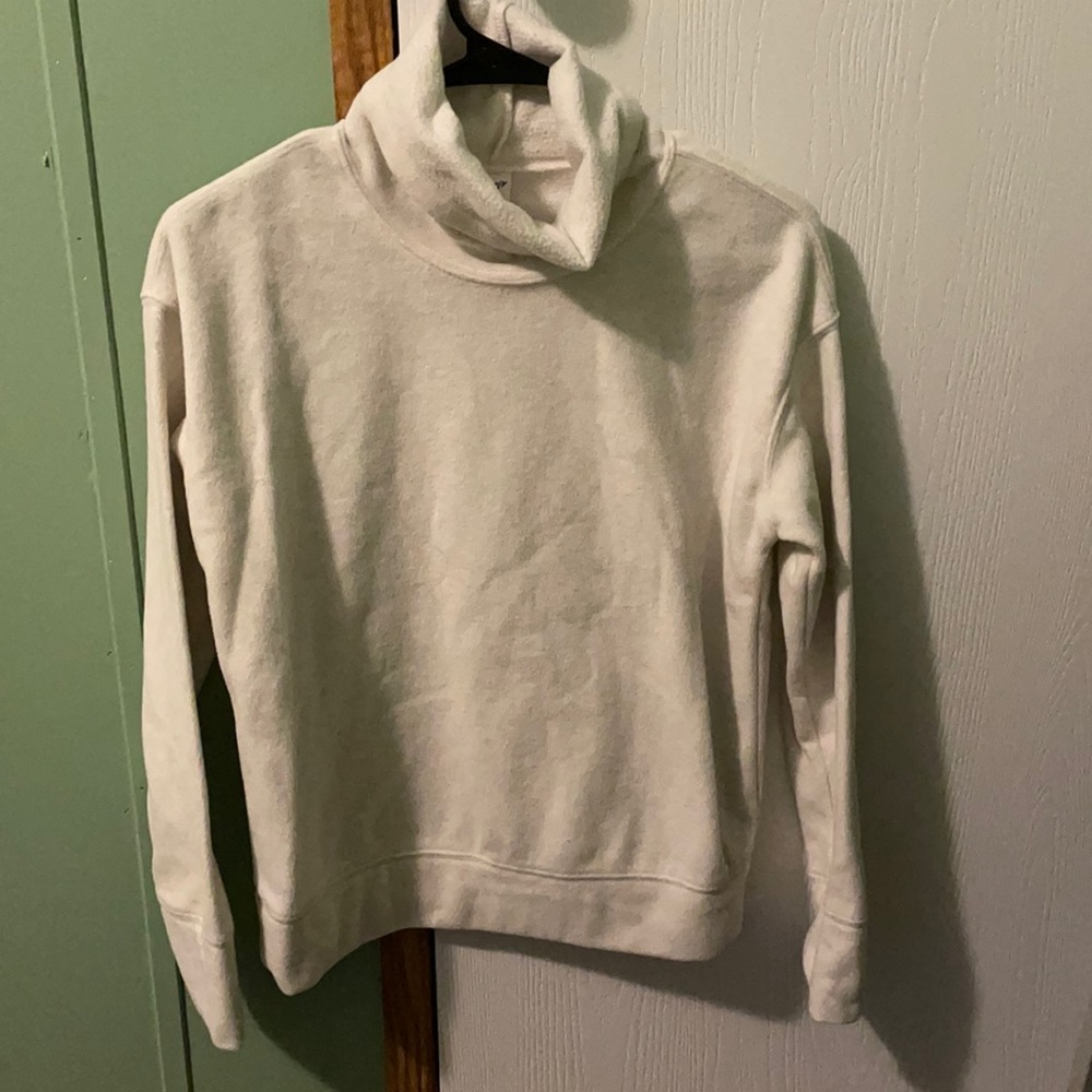 White turtleneck, XS.